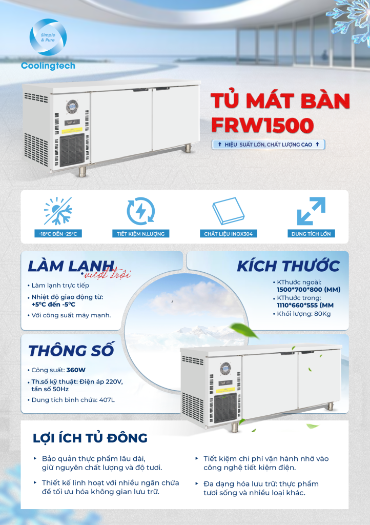 Tủ lạnh FRW1500