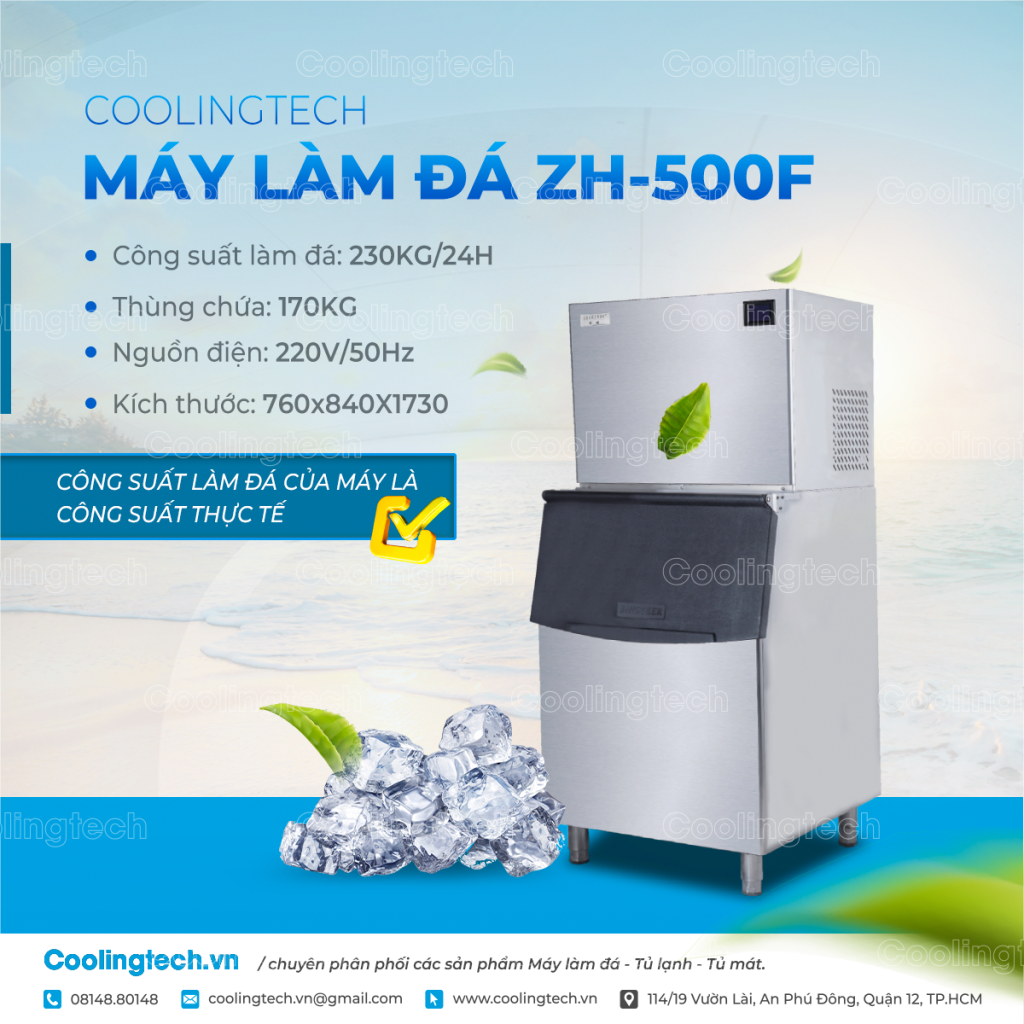 Thông số máy làm đá sạch Coolingtech