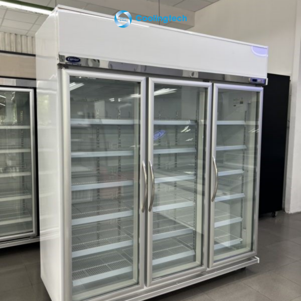 Tủ mát 3 cửa kính đứng công suất 460W