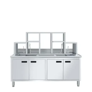Quầy pha chế 4 cửa - Chất liệu inox 304