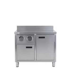 Quầy pha chế 2 cửa chất liệu inox 304