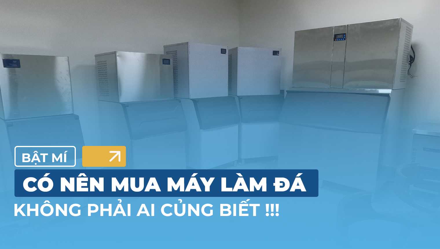 Có nên mua máy làm đá không?