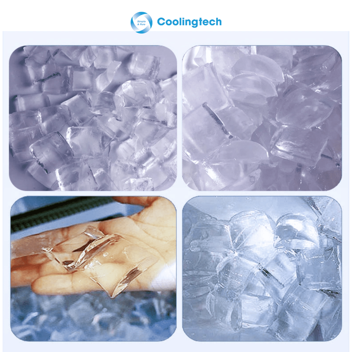 Máy Làm Đá Bán Nguyệt 120kg ZHY-500F CoolingTech