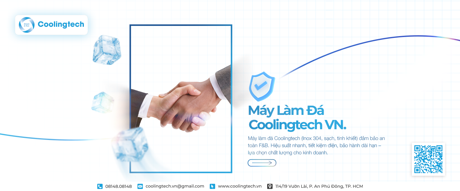 7 Lý Do Nên Chọn Máy Làm Đá Viên Sạch Coolingtech Việt Nam 2025