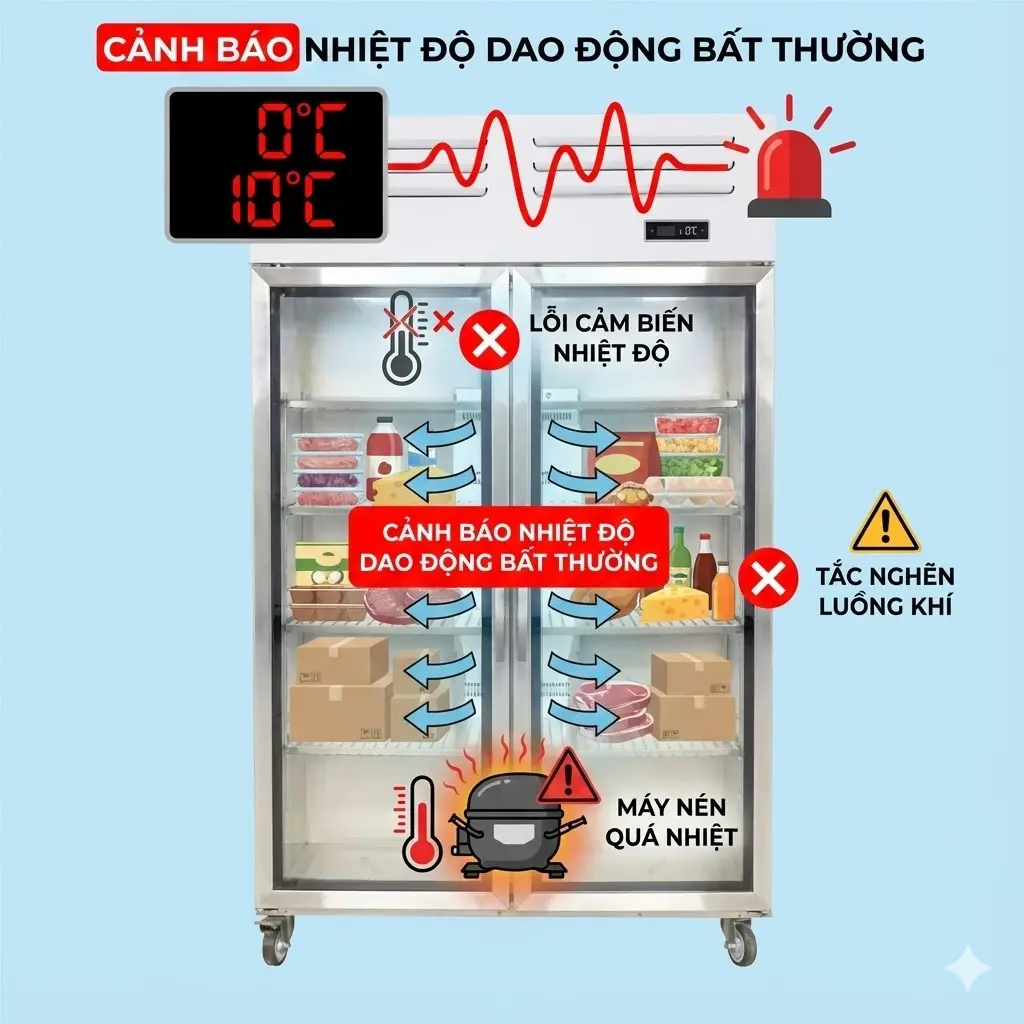 NHIỆT ĐỘ KHÔNG ỔN ĐỊNH