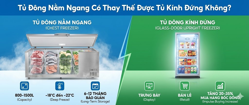 Nằm Ngang vs Kính Đứng