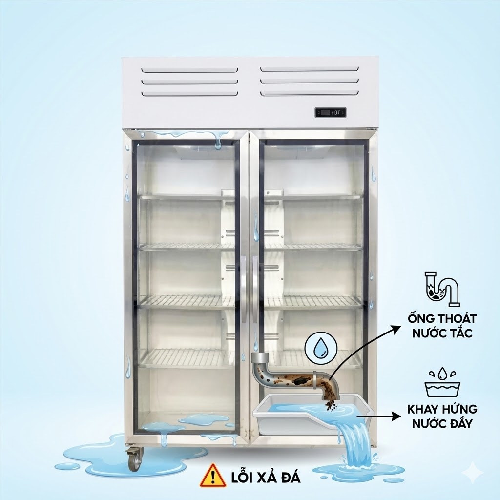TỦ MÁT BỊ RỈ NƯỚC