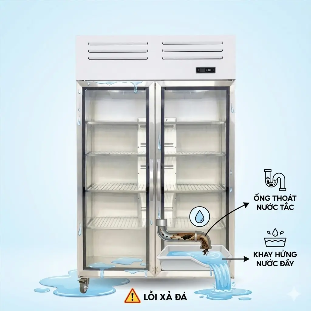 TỦ MÁT BỊ RỈ NƯỚC