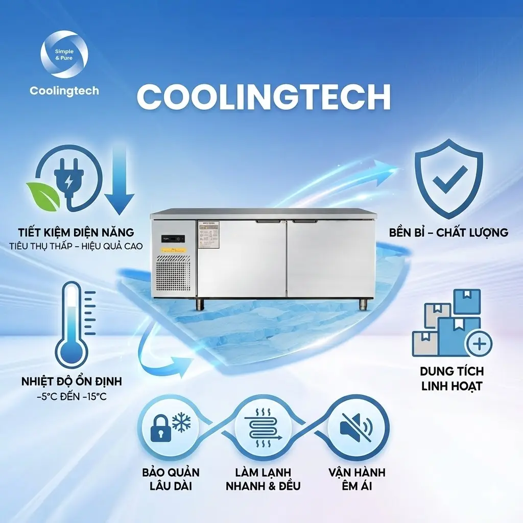 Tủ đông Coolingtech DW1200