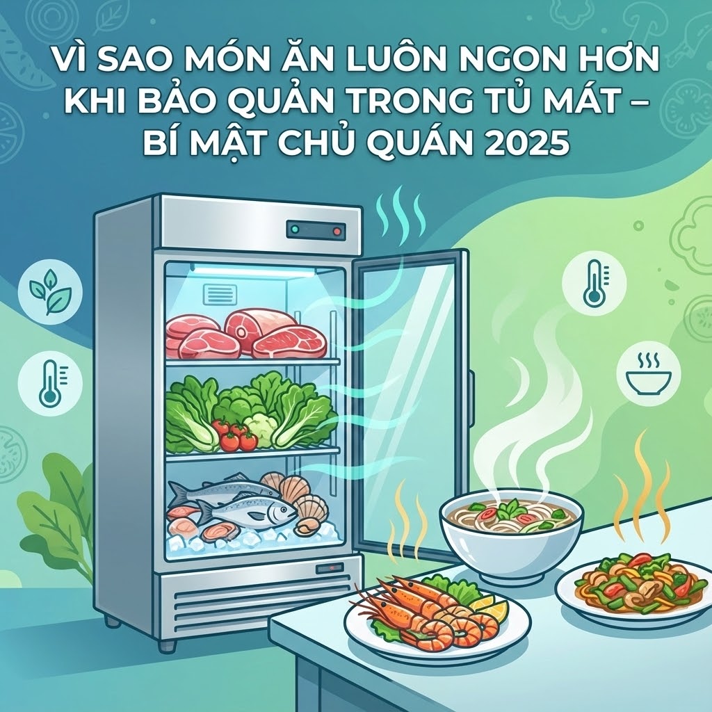 Vì Sao Món Ăn Luôn Ngon Hơn Khi Bảo Quản Trong Tủ Mát – Bí Mật Chủ Quán 2025