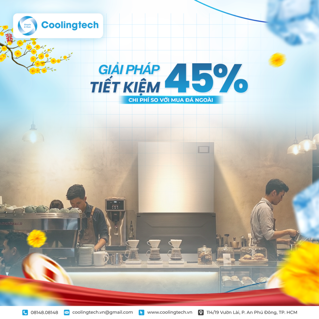 Tự Sản Xuất Đá Tuyết: Giải Pháp Tiết Kiệm 45% Chi Phí So Với Mua Ngoài