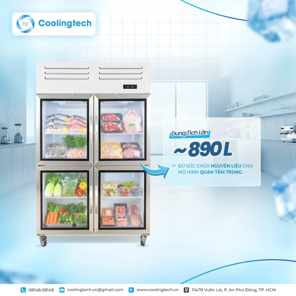 Tủ đông và tủ mát công nghiệp