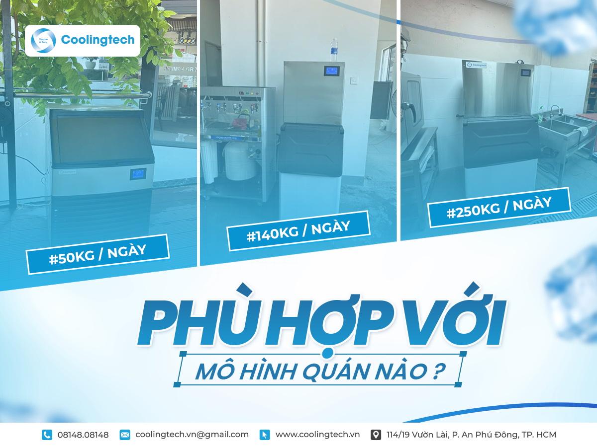 Máy Làm Đá 100kg Hay 140kg: Đâu Là Lựa Chọn Tối Ưu?