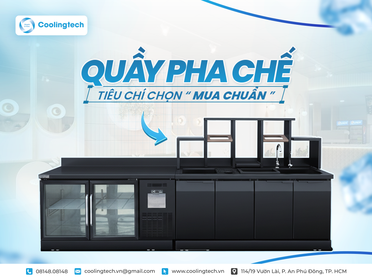 Quầy Pha Chế Inox Cho Quán Cà Phê, Trà Sữa: Tiêu Chí Chọn Mua Chuẩn Và Cách Tối Ưu Vận Hành